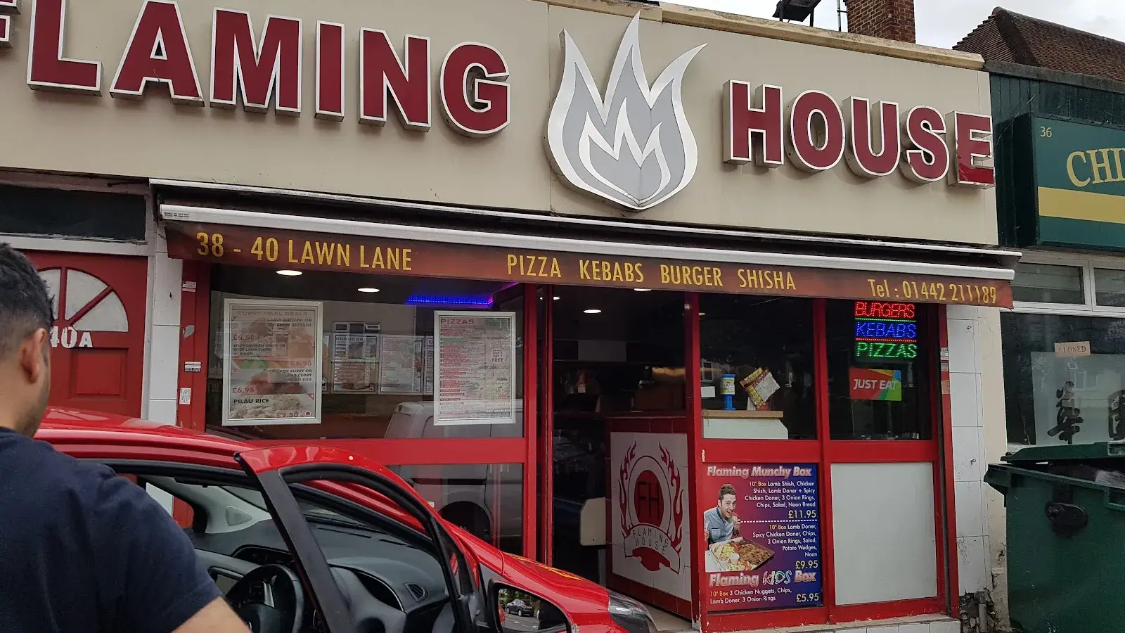 Flaming House